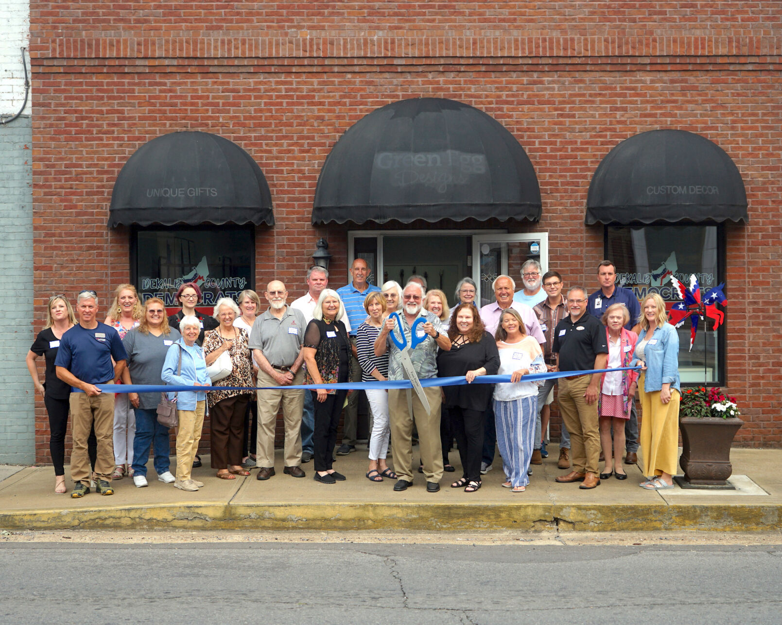 Ribbon cutting held for opening of DeKalb County Democrat Headquarters